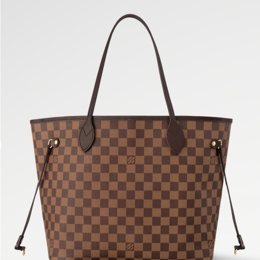 Louis Vuitton Brown Checkered Tote Bag